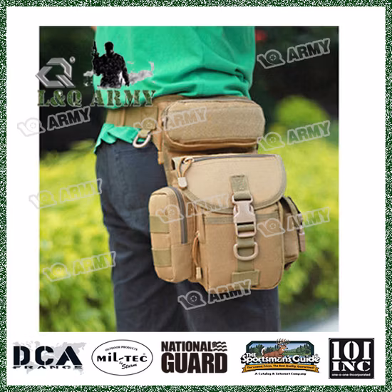 Tactical Leg Bag Men′ S Hip Drop Belt Waist Fanny Pack