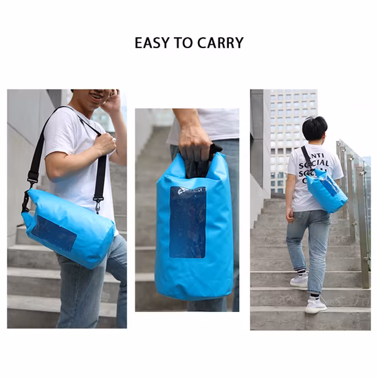 Wholesale Outdoor Ocean Pack Floating Boating Fishing Swimming 500d PVC Waterproof Dry Bag